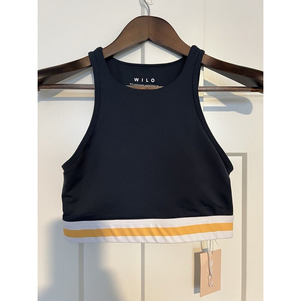 WILO the Label Women's Sports Bra Medium Navy NWT! Athletic Leisure Wear